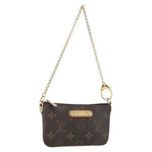 LOUIS VUITTON Monogram Pochette Mira PM Accessory Pouch M60095 LV Auth 159179